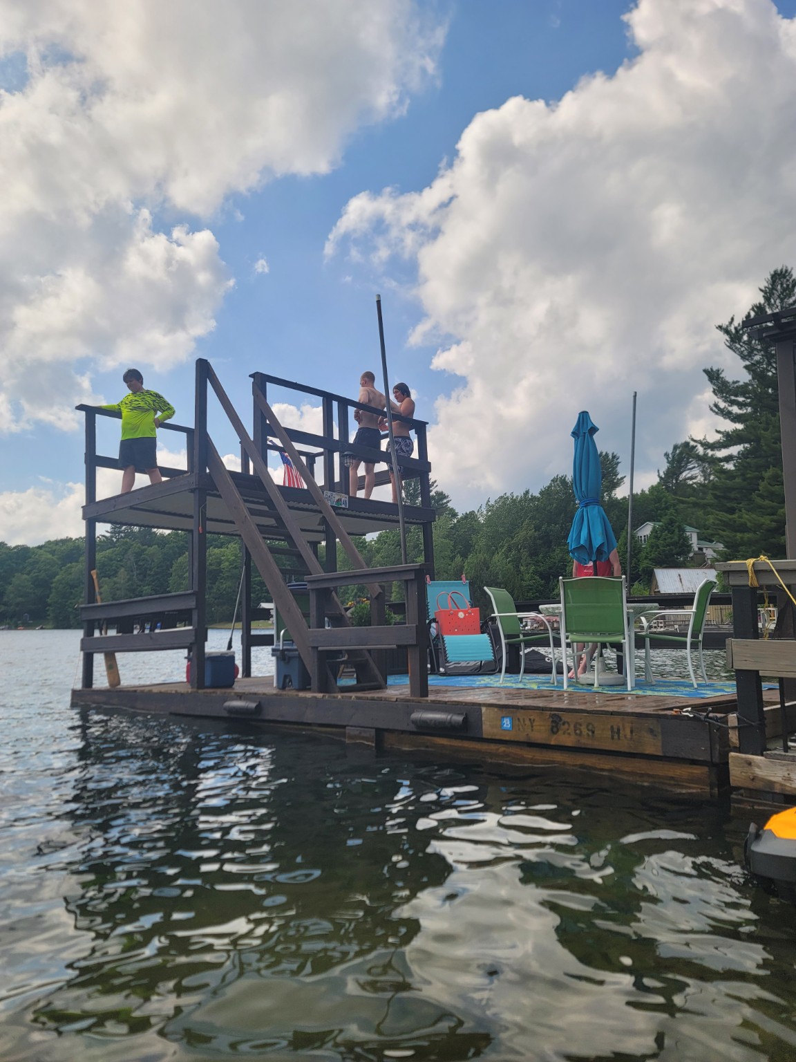 Summer dock life